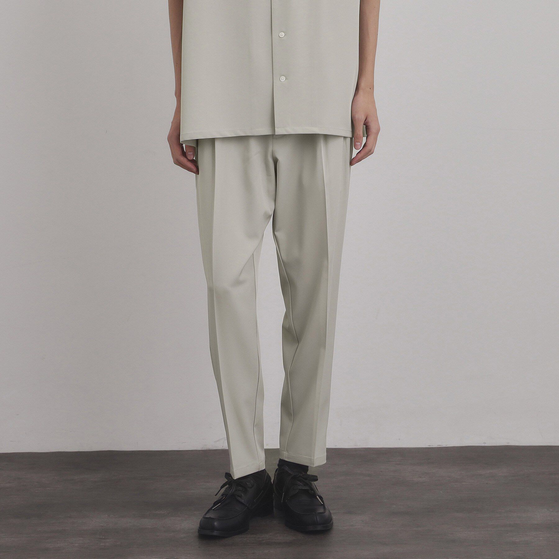 tk.TAKEO KIKUCHI「【上下2点セットアップ】トロミシャツセットアップ／接触冷感／ストレッチ／洗える」|シャツ・ブラウス|