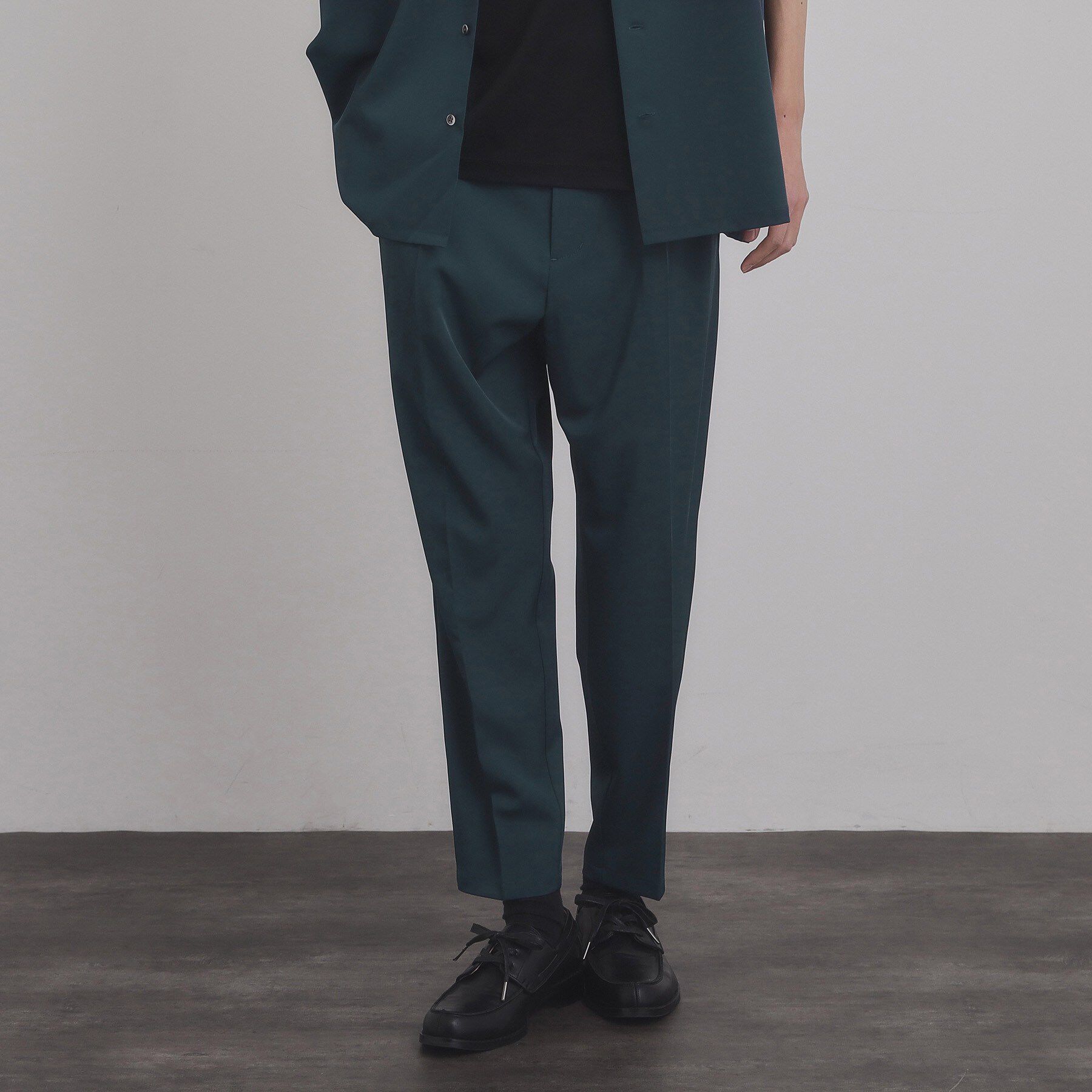 tk.TAKEO KIKUCHI「【上下2点セットアップ】トロミシャツセットアップ／接触冷感／ストレッチ／洗える」|シャツ・ブラウス|