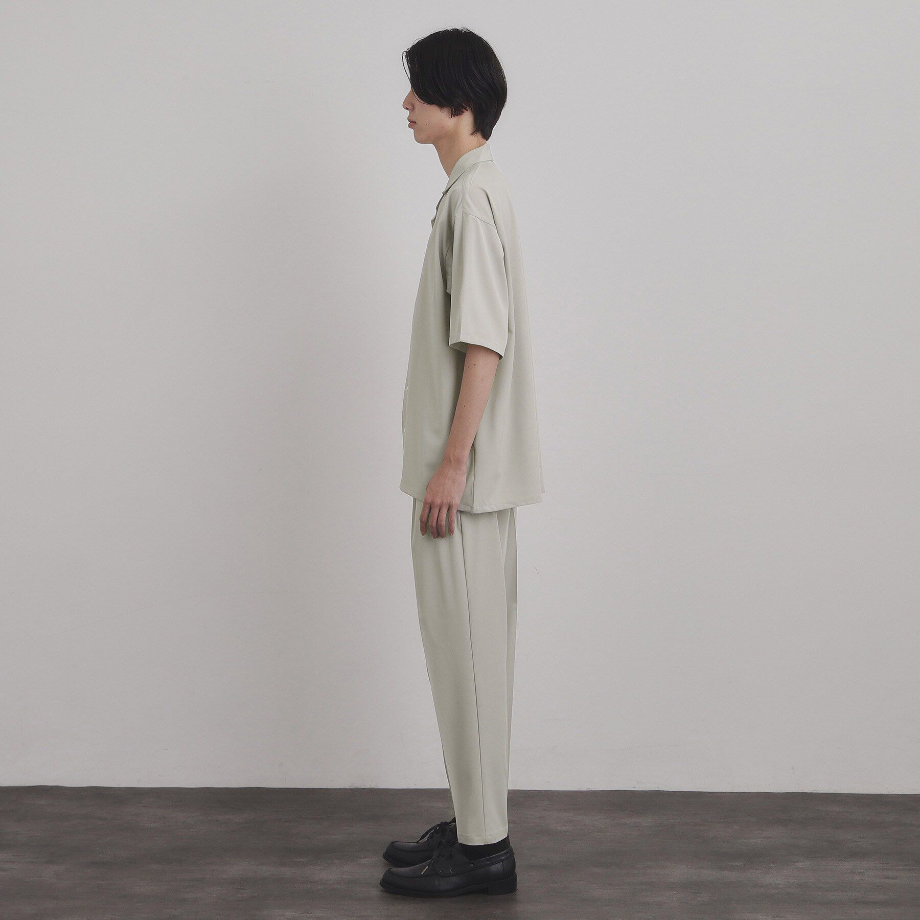 tk.TAKEO KIKUCHI「【上下2点セットアップ】トロミシャツセットアップ／接触冷感／ストレッチ／洗える」|シャツ・ブラウス|