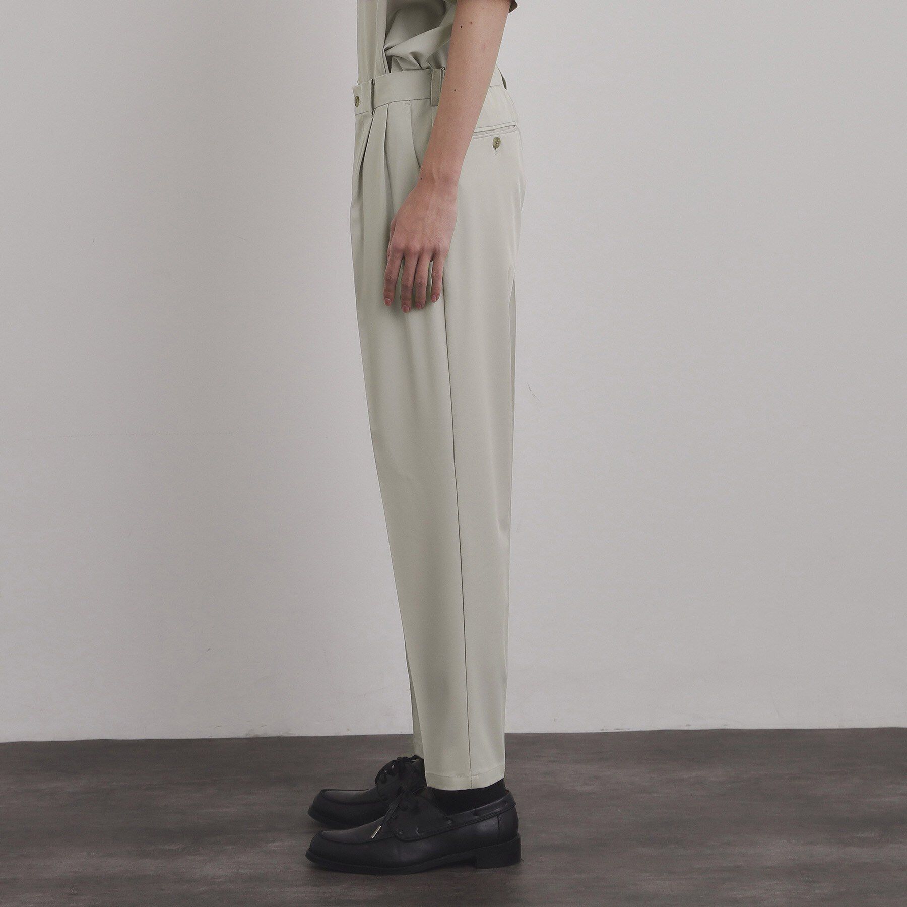 tk.TAKEO KIKUCHI「【上下2点セットアップ】トロミシャツセットアップ／接触冷感／ストレッチ／洗える」|シャツ・ブラウス|