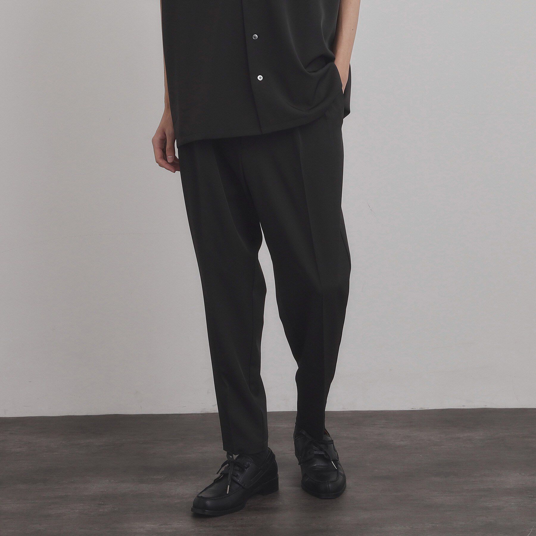 tk.TAKEO KIKUCHI「【上下2点セットアップ】トロミシャツセットアップ／接触冷感／ストレッチ／洗える」|シャツ・ブラウス|