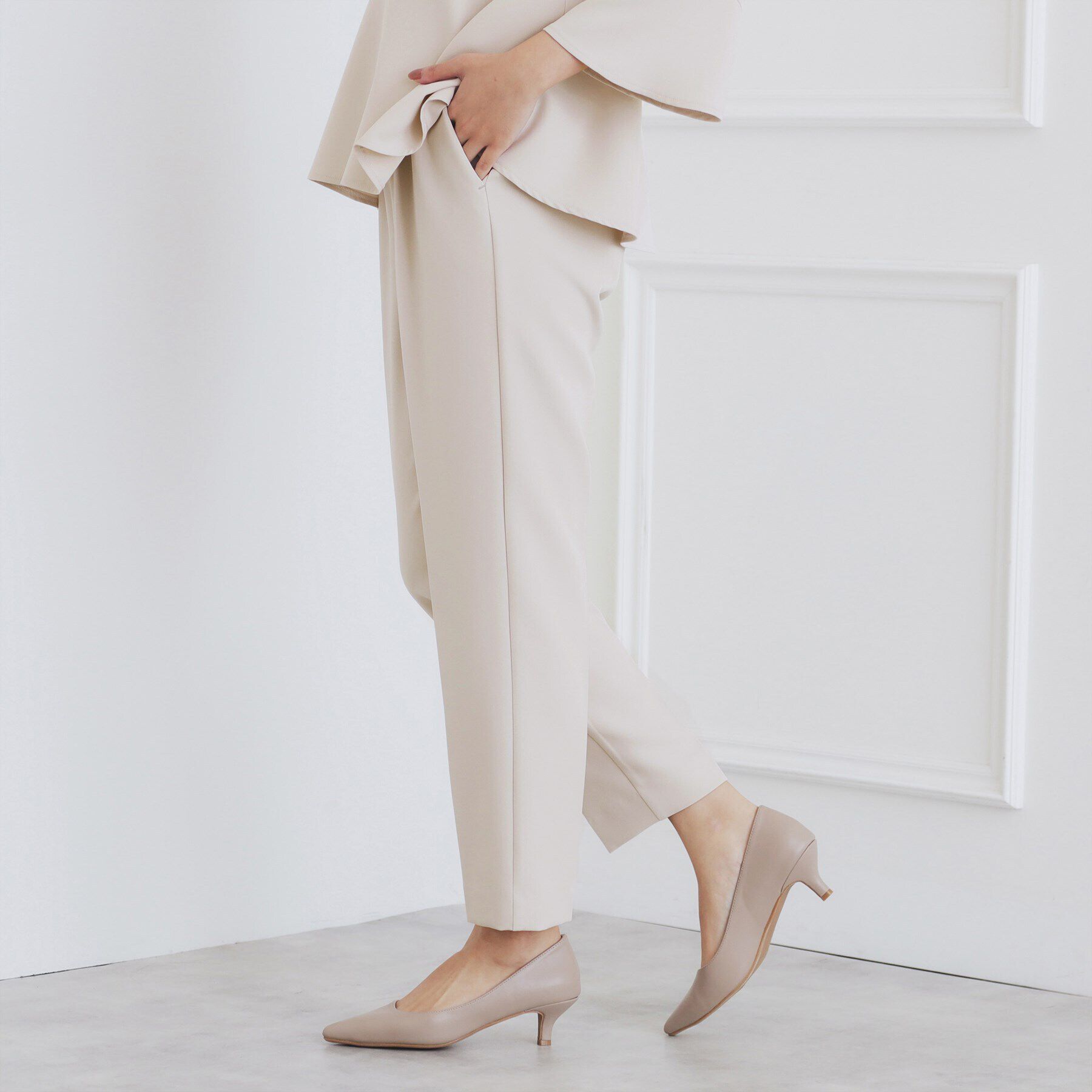 index「《通勤/セットアップ対応》ストレッチテーパードパンツ【洗濯機洗い可/イージーアイロン】」|その他|
