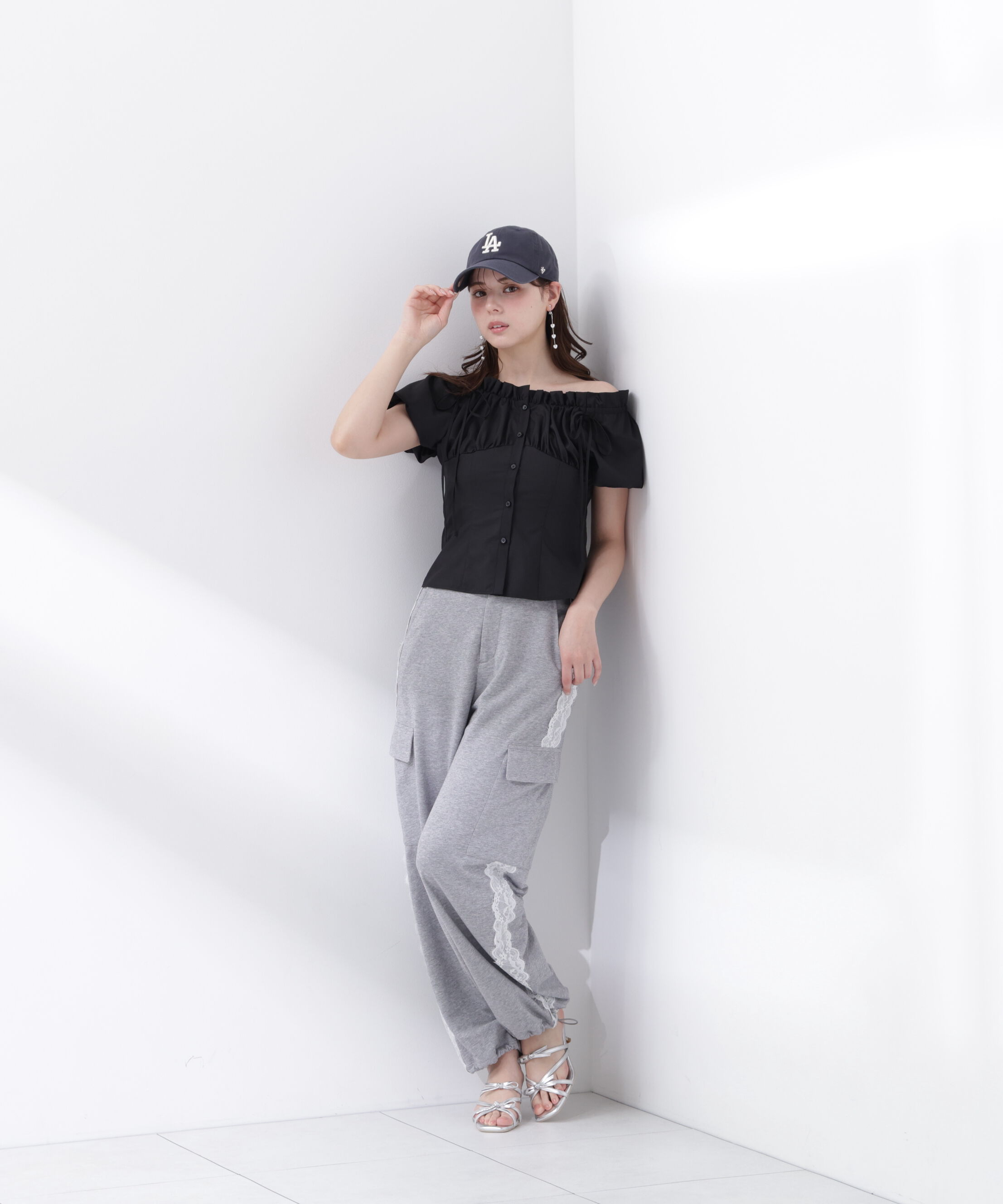 PROPORTION BODY DRESSING「＜青島心さんコラボ＞コラボオフショルリボンブラウス」|シャツ・ブラウス|