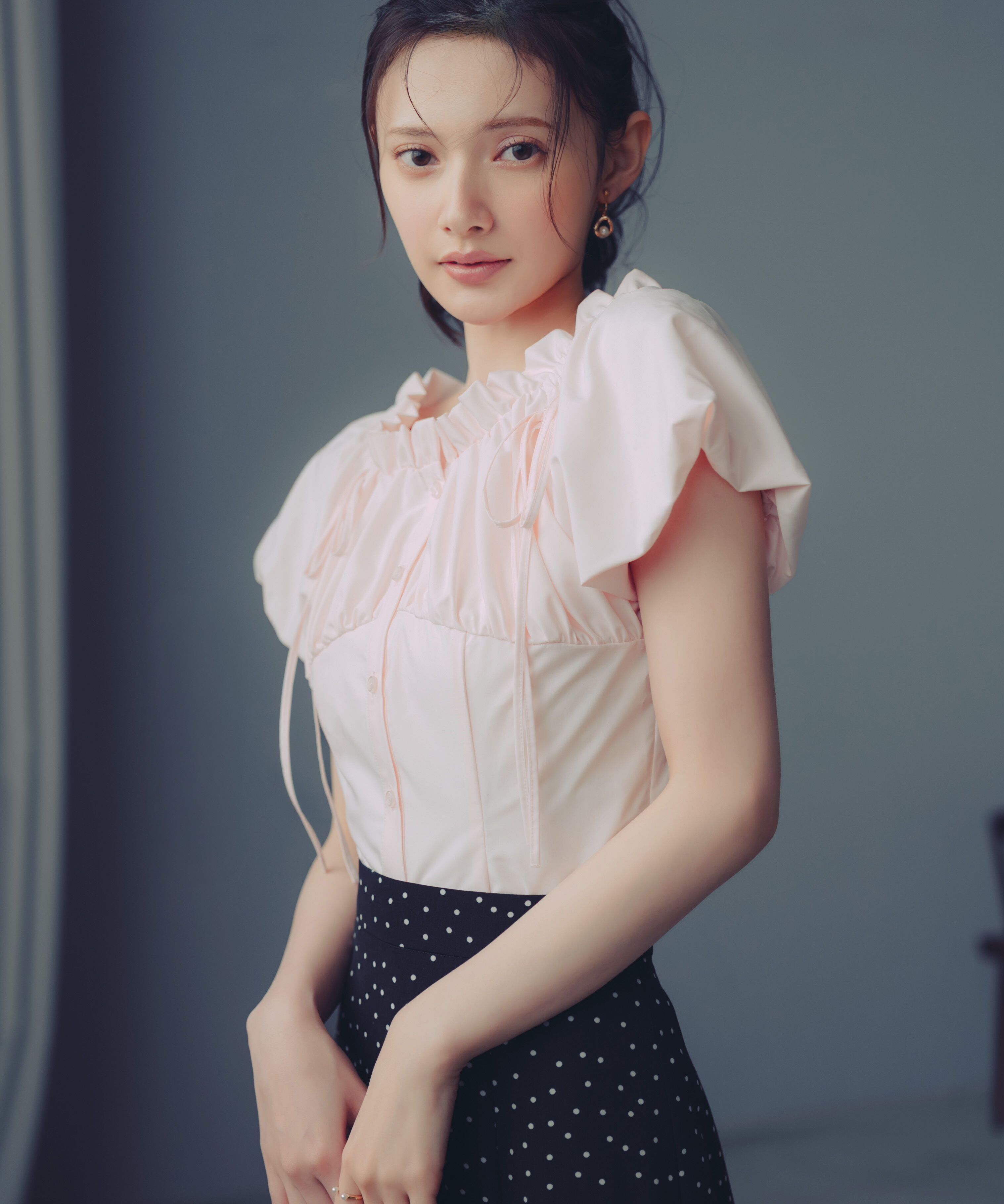 PROPORTION BODY DRESSING「＜青島心さんコラボ＞コラボオフショルリボンブラウス」|シャツ・ブラウス|