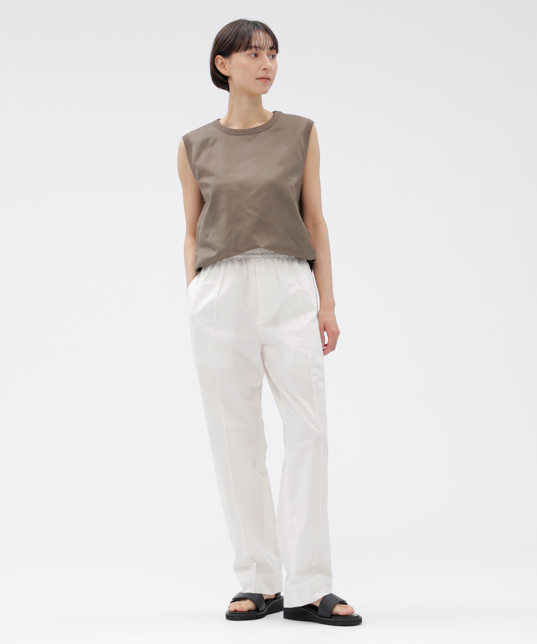  「WASHABLE SILK POPLIN SHIRT」|シャツ・ブラウス|