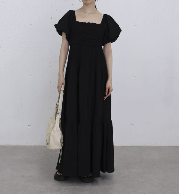 archives「２ｗａｙオフショルシャーリングワンピース」|ワンピース|BLACK