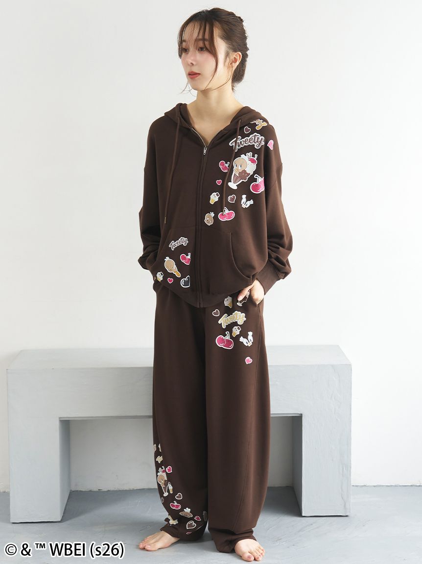 SNIDEL HOME「【Tweety】スウェットロングパンツ」|ルームウェア|