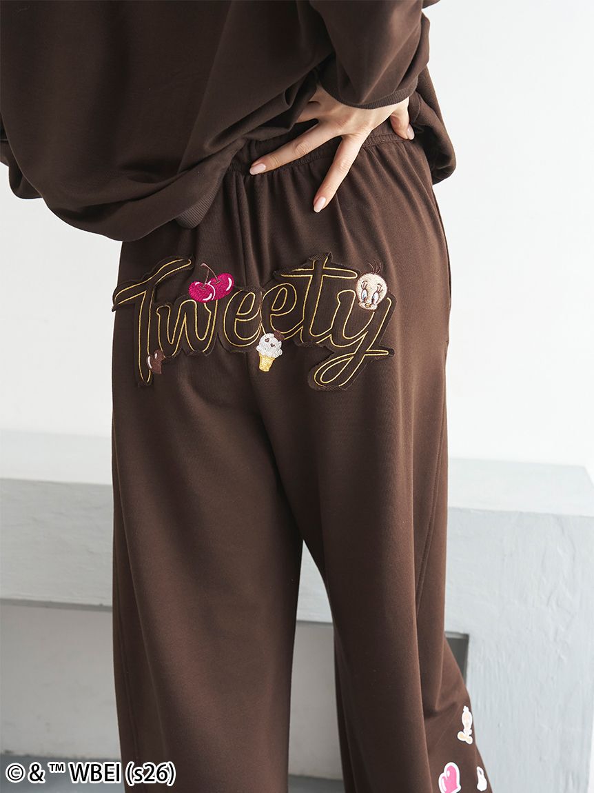SNIDEL HOME「【Tweety】スウェットロングパンツ」|ルームウェア|