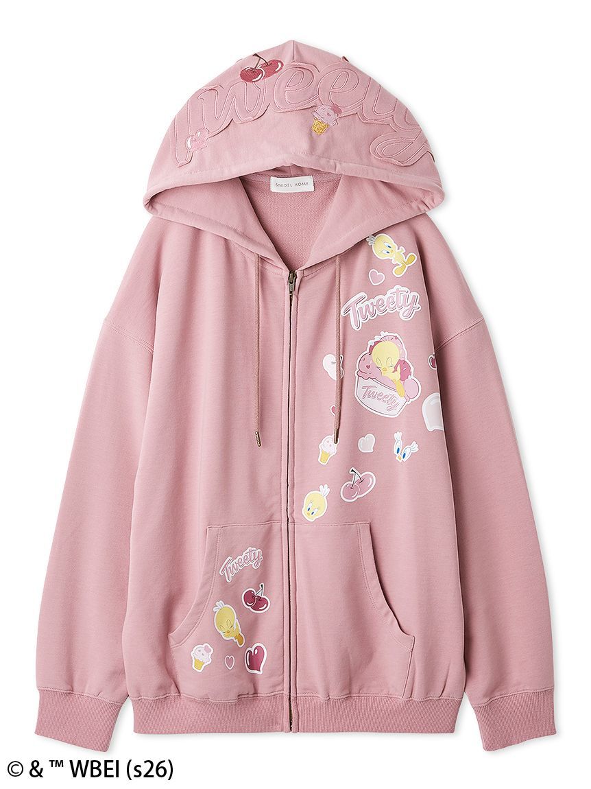SNIDEL HOME「【Tweety】スウェットパーカー」|ルームウェア|PNK