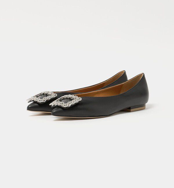 UNITED ARROWS「＜PIPPICHIC＞ANNA V JWL フラットパンプス」|パンプス|
