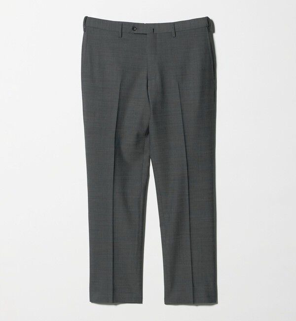 UNITED ARROWS「ピンヘッド トロピカル サイドエクステンド ノープリーツ スラックス COMFORT EASY‐MODEL ウォッシャブル 」|スラックス|