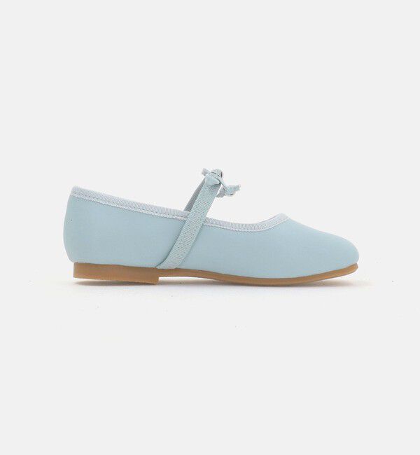 UNITED ARROWS green label relaxing「スクエアリボン フラットシューズ / キッズ  17cm-23cm」|バレエシューズ|