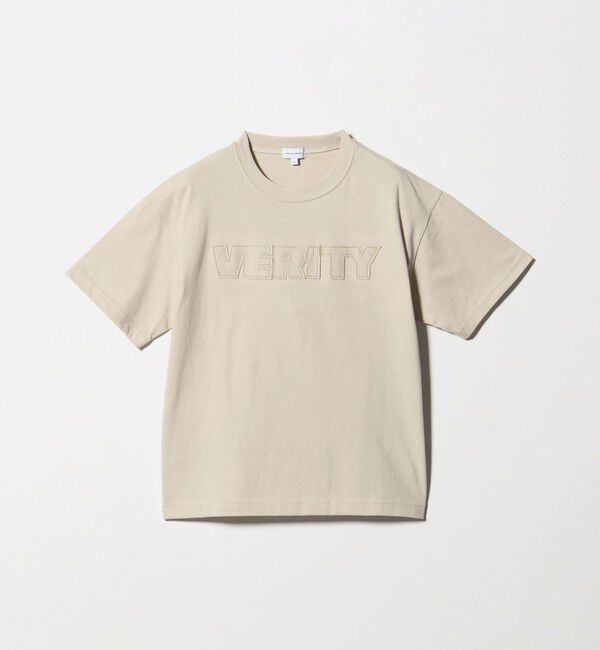 UNITED ARROWS green label relaxing「ロゴ アップリケ Tシャツ / キッズ 140cm-160cm」|Tシャツ・カットソー|BEIGE
