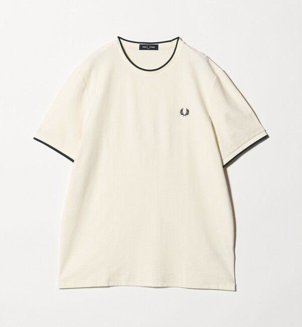 UNITED ARROWS green label relaxing「＜FRED PERRY＞クレープ ピケ 半袖 Tシャツ」|Tシャツ・カットソー|OFF WHITE