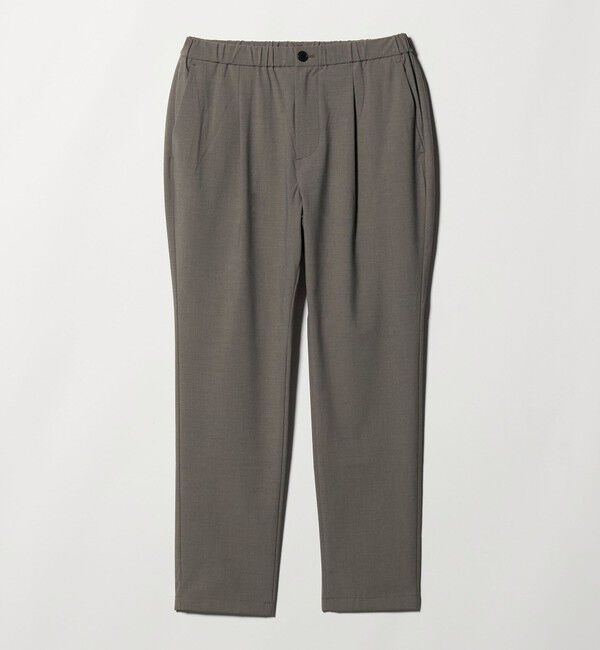 BEAUTY&YOUTH UNITED ARROWS「クールタッチ TR 1プリーツ イージーパンツ NO.5 ストレッチ 接触冷感」|チノ|BEIGE