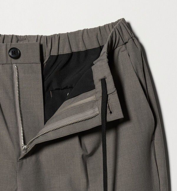 BEAUTY&YOUTH UNITED ARROWS「クールタッチ TR 1プリーツ イージーパンツ NO.5 ストレッチ 接触冷感」|チノ|