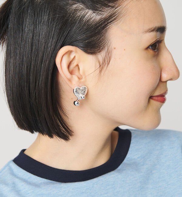 BEAUTY&YOUTH UNITED ARROWS「＜Soierie＞Heart barbell ピアス」|ピアス|