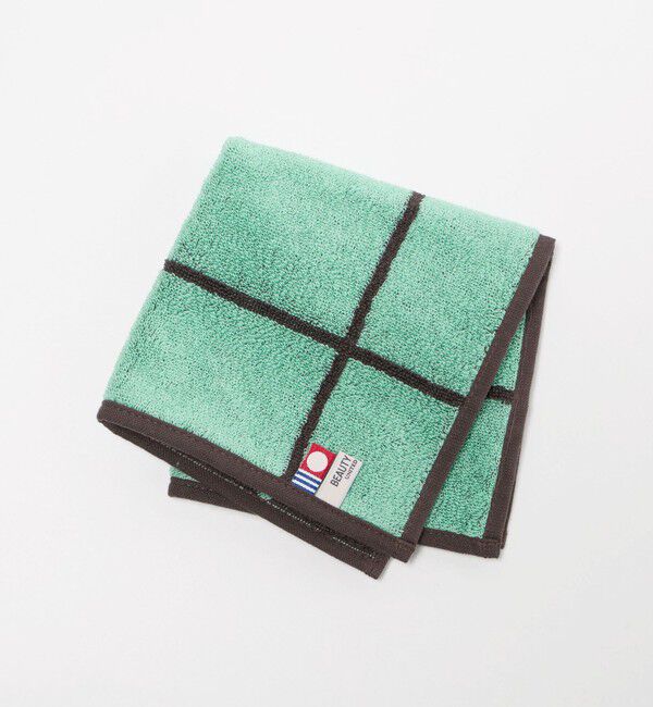 BEAUTY&YOUTH UNITED ARROWS「ウィンドウペン タオル ハンカチ」|ハンカチ|DK.BROWN
