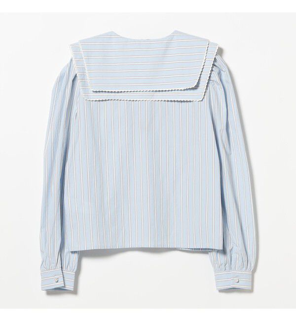 Ray BEAMS 「sister jane / Dawn Stripe Double Collar Shirt」|シャツ・ブラウス|