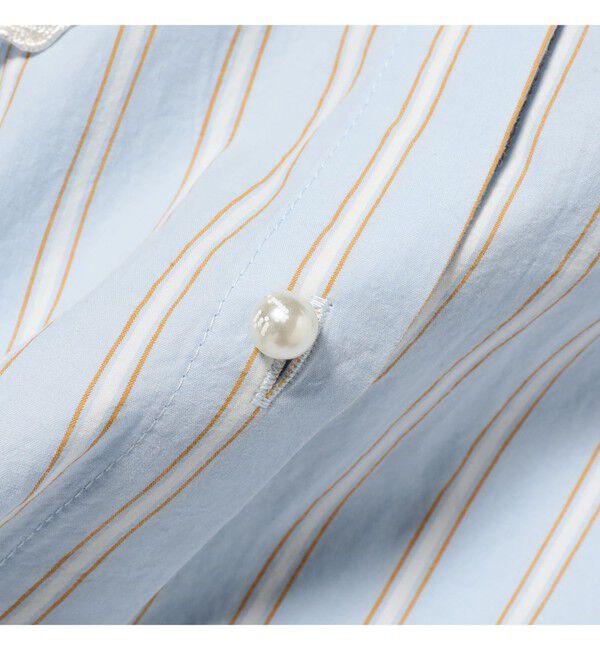 Ray BEAMS 「sister jane / Dawn Stripe Double Collar Shirt」|シャツ・ブラウス|