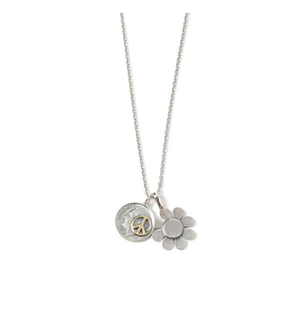 BEAMS「NORTH WORKS / Flower Coin Necklace」|ネックレス|PEACE
