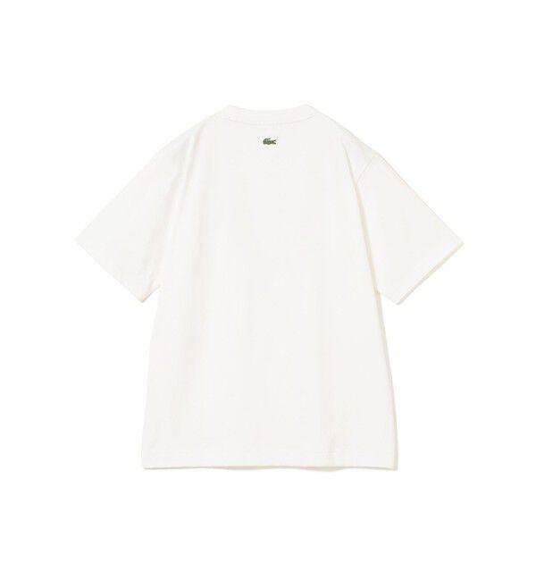 BEAMS「BEAMS｜【別注】LACOSTE / バッジ Tシャツ｜50周年｜別注アイテム｜ワニロゴ｜オリジナルフィット」|Tシャツ・カットソー|