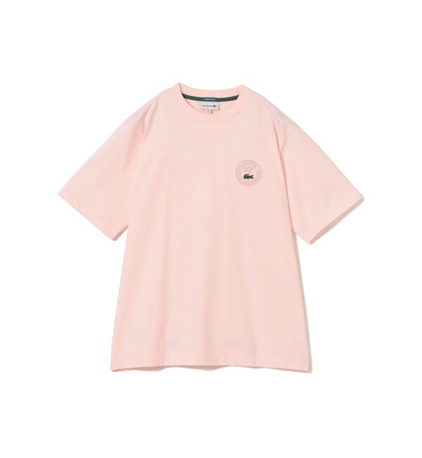 BEAMS「BEAMS｜【別注】LACOSTE / バッジ Tシャツ｜50周年｜別注アイテム｜ワニロゴ｜オリジナルフィット」|Tシャツ・カットソー|FLAMANT