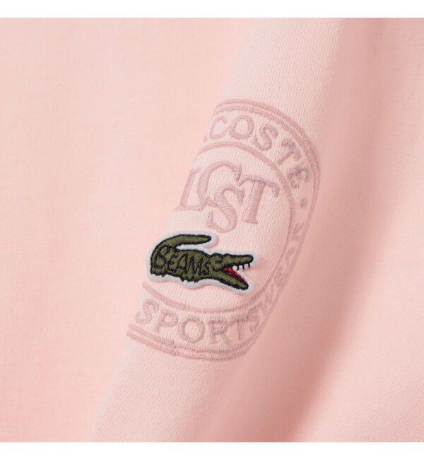 BEAMS「BEAMS｜【別注】LACOSTE / バッジ Tシャツ｜50周年｜別注アイテム｜ワニロゴ｜オリジナルフィット」|Tシャツ・カットソー|