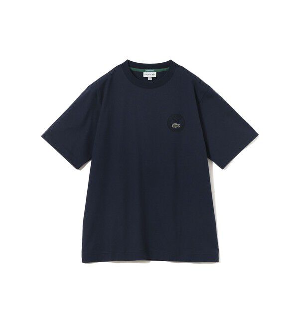 BEAMS「BEAMS｜【別注】LACOSTE / バッジ Tシャツ｜50周年｜別注アイテム｜ワニロゴ｜オリジナルフィット」|Tシャツ・カットソー|MARINE