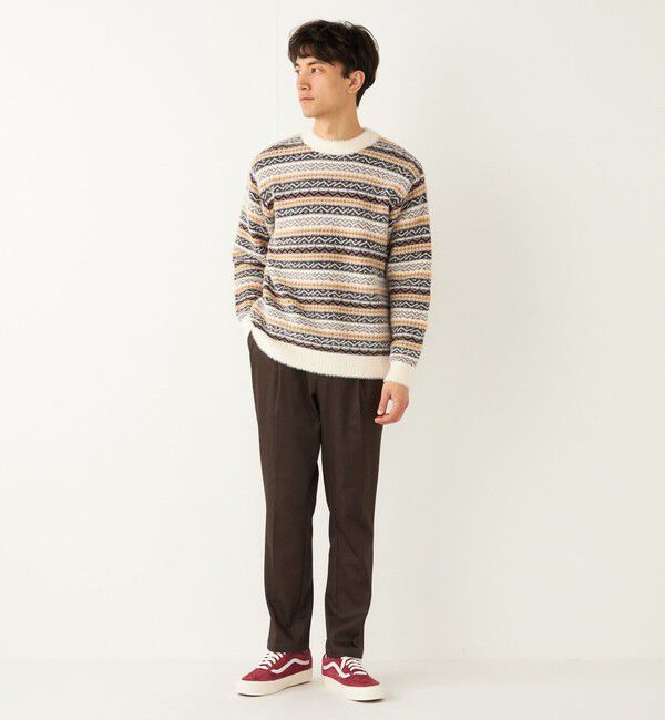 SHIPS Colors 「SHIPS Colors:〈洗濯機可能〉サークルムーバー プリント イージー スラックス」|スラックス|