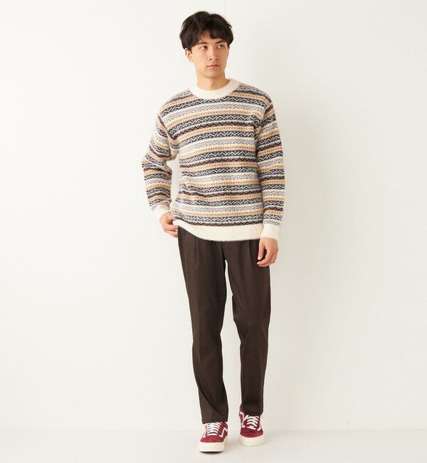 SHIPS Colors 「SHIPS Colors:〈洗濯機可能〉サークルムーバー プリント イージー スラックス」|スラックス|