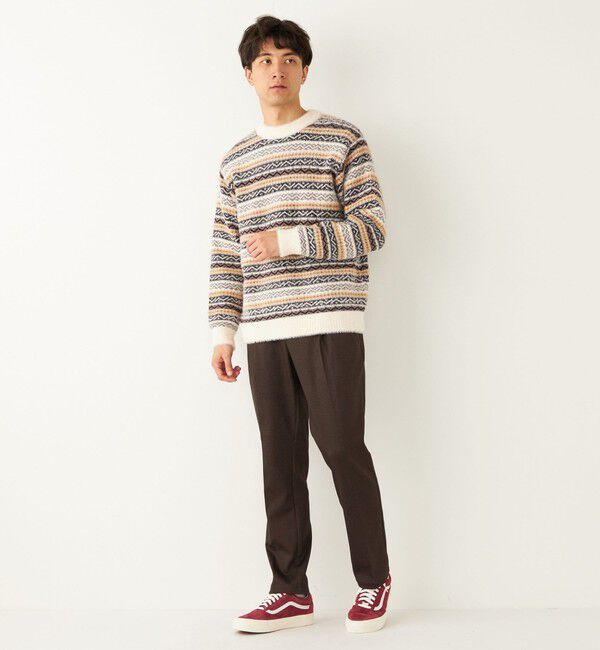 SHIPS Colors 「SHIPS Colors:〈洗濯機可能〉サークルムーバー プリント イージー スラックス」|スラックス|