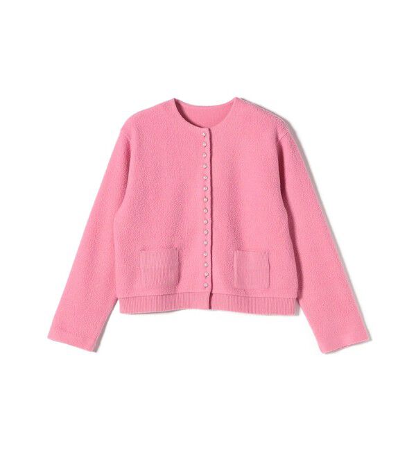SHIPS for women「〈手洗い可能〉パール モチーフ ボタン ジャッカル カーディガン」|カーディガン|