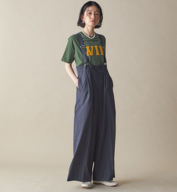 SHIPS for women「SHIPS NINE CASE:〈手洗い可能〉サスペンダー パンツ」|その他|