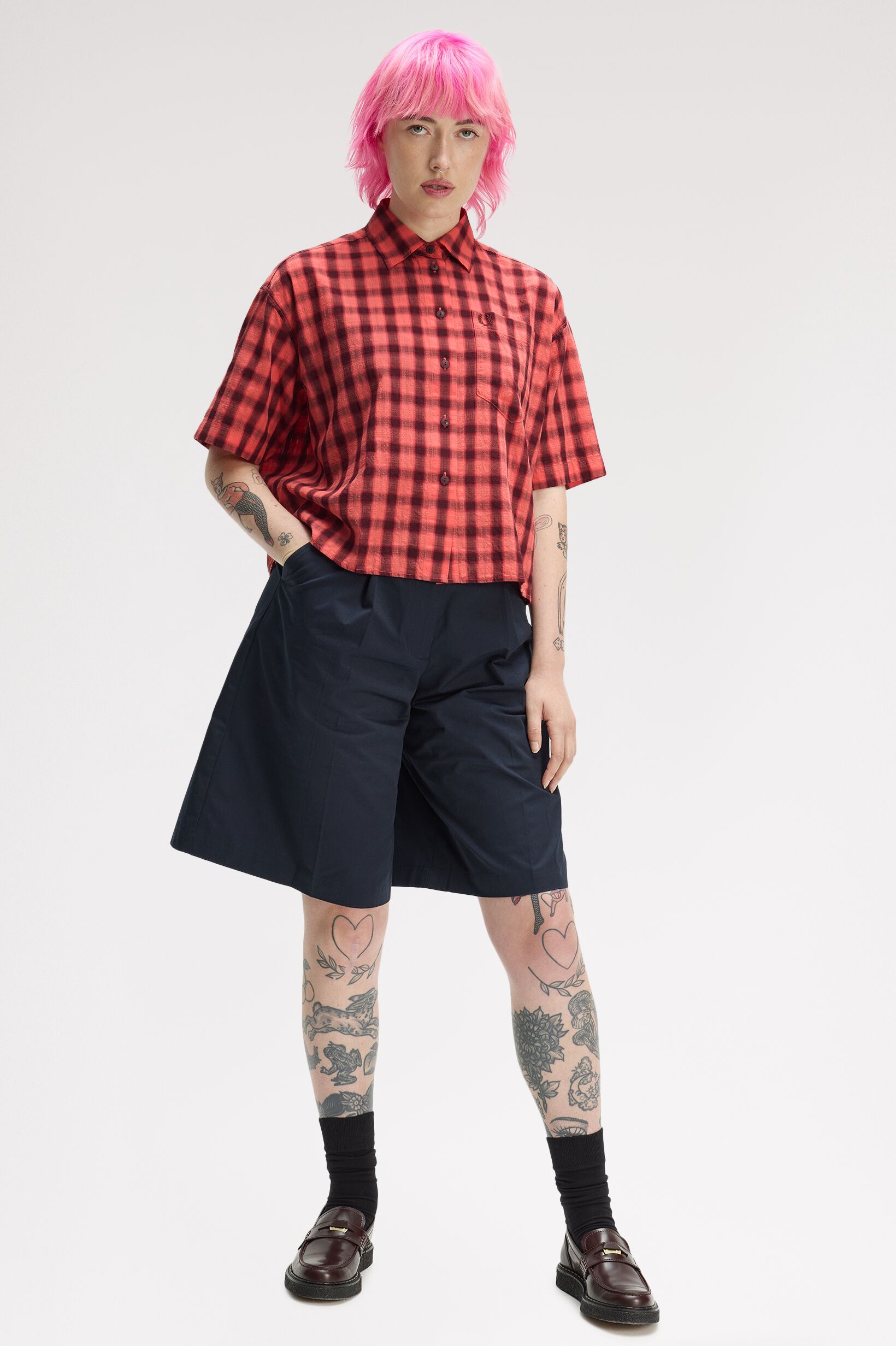 FRED PERRY 「Textured Check Shirt」|シャツ・ブラウス|