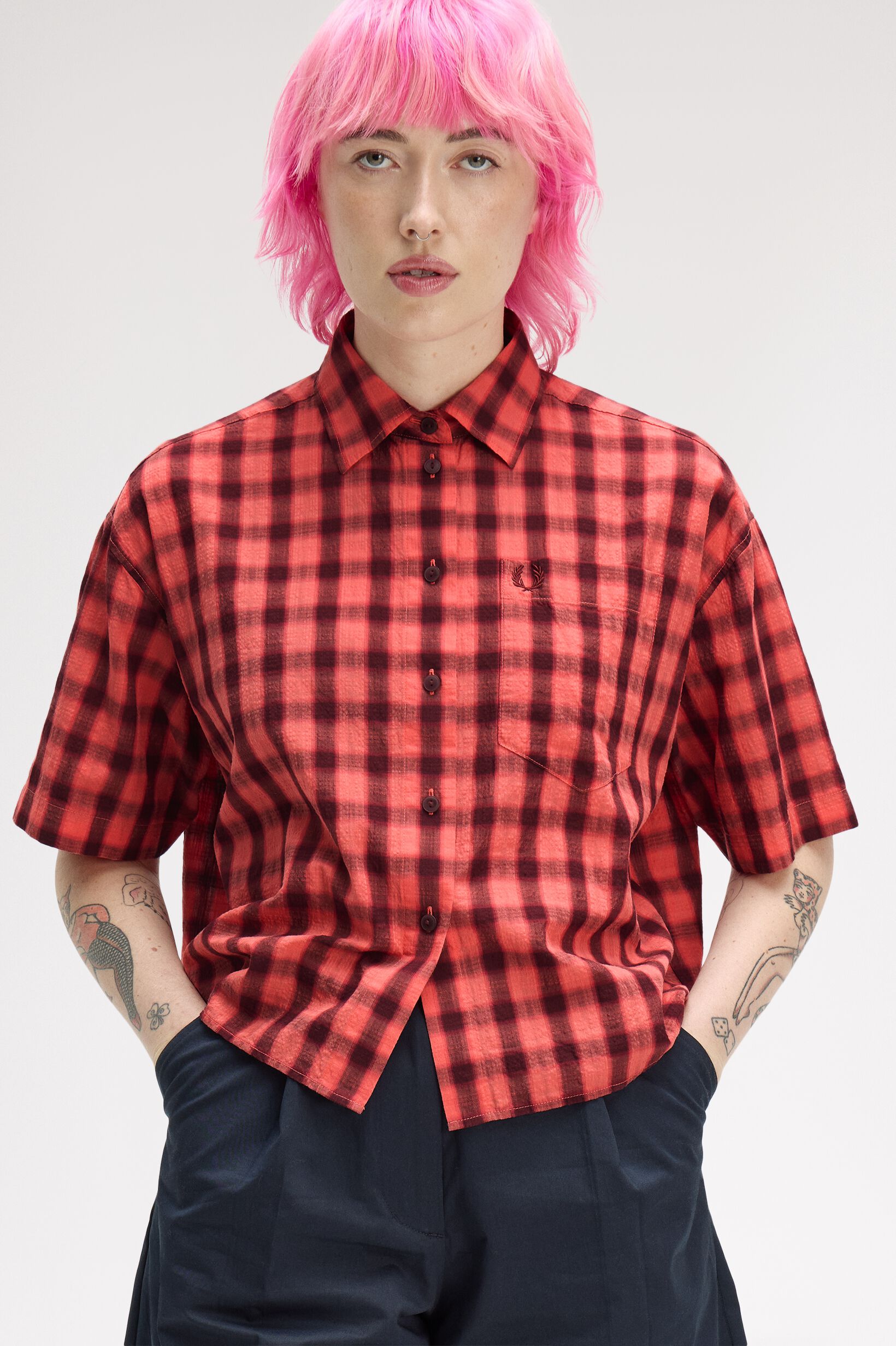 FRED PERRY 「Textured Check Shirt」|シャツ・ブラウス|