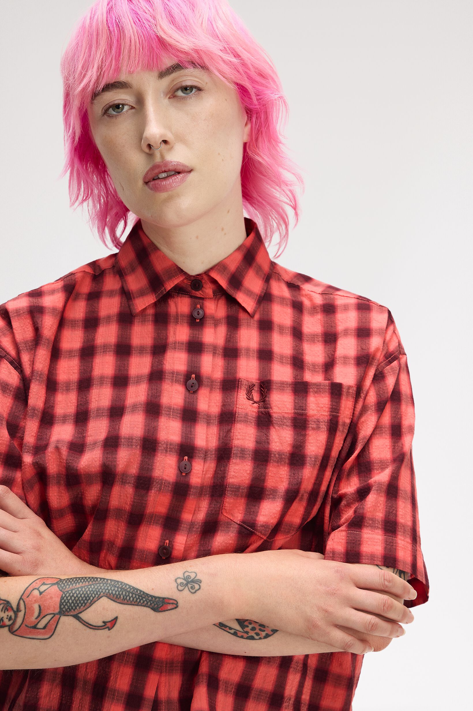FRED PERRY 「Textured Check Shirt」|シャツ・ブラウス|