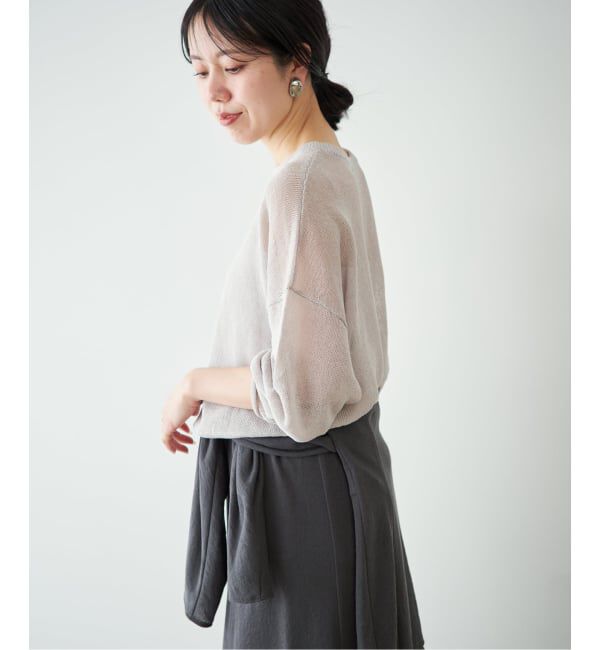 Plage「《追加》Linen/ny long プルオーバー 2」|ニット・セーター|
