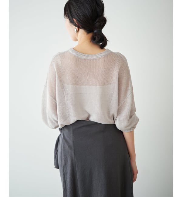 Plage「《追加》Linen/ny long プルオーバー 2」|ニット・セーター|