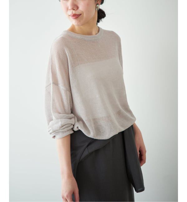 Plage「《追加》Linen/ny long プルオーバー 2」|ニット・セーター|