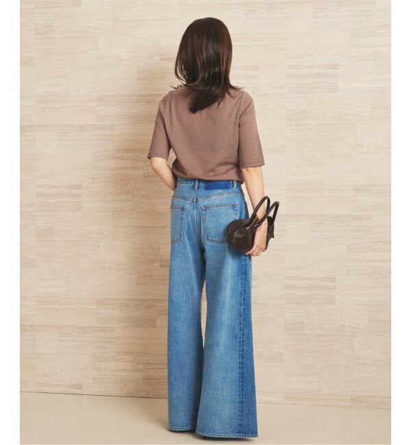 Plage「《一部店舗・WEB限定》LIGHT SHEER ハーフスリーブ Tシャツ」|Tシャツ・カットソー|