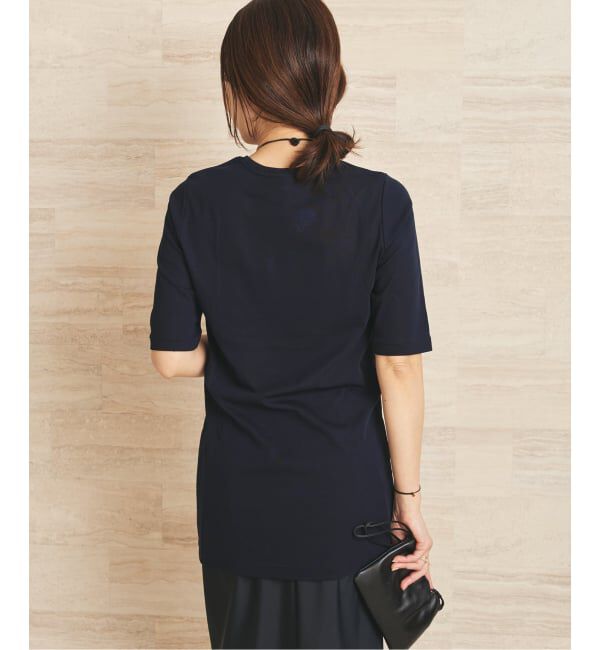 Plage「《一部店舗・WEB限定》LIGHT SHEER ハーフスリーブ Tシャツ」|Tシャツ・カットソー|