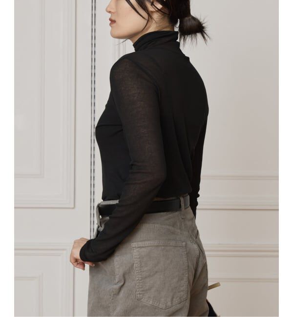 IENA LA BOUCLE「《追加》IENA LA BOUCLE水撚りガスフライスタートルプルオーバー」|Tシャツ・カットソー|