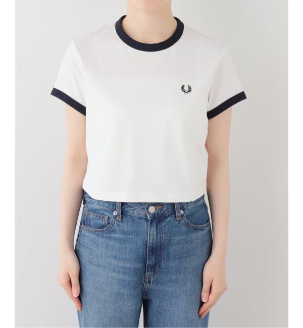 SLOBE IENA「FRED PERRY/フレッドペリー リンガーTシャツ G9163」|Tシャツ・カットソー|ホワイト