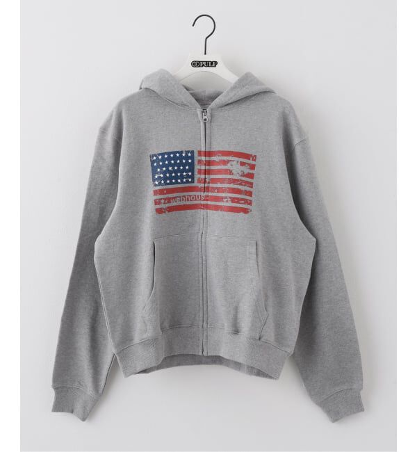 PULP「【Geek Office / ギークオフィス】WEBHOUSE / Web USA Hoodie Zip-up」|パーカー|