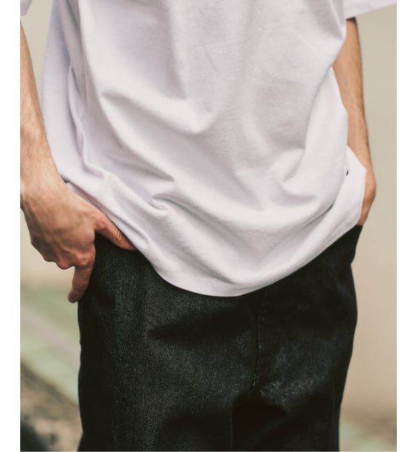 417 EDIFICE「トーナルステッチ ヘンリーネックTシャツ」|Tシャツ・カットソー|
