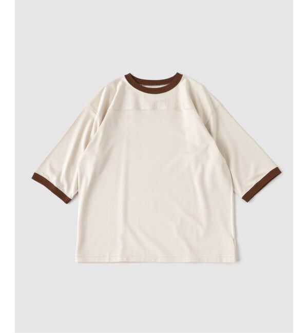 EDIFICE「ETS.MATERIAUX(マテリオ) Refine Jersey Football Tシャツ」|Tシャツ・カットソー|ナチュラル