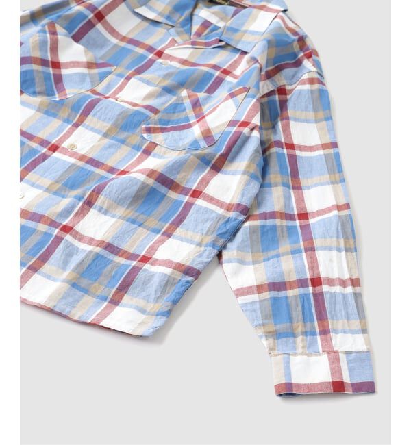 JOURNAL STANDARD「Gurank / グランク Plaid open collar shirts」|シャツ・ブラウス|
