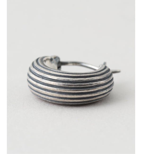 journal standard L'essage「OCUCCI/オクチ Pierce Hoop-stripe ピアス」|ピアス|
