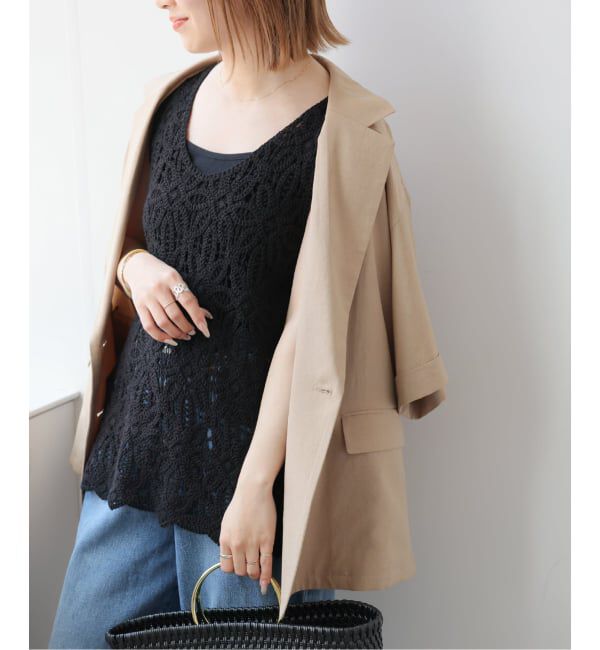 JOURNAL STANDARD relume「《予約》エンブロイダリークロシェ2WAYベスト」|ベスト・ジレ|